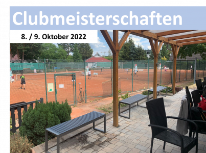 Clubmeisterschaften 2022 - Anmeldung ab jetzt möglich